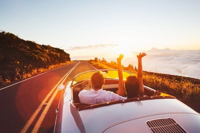 The 60 Most Downloaded Images in 2018 from Top Stock Photo Agencies Compared Adobe Stock Most Downloaded Couple Driving Sunset Convertible