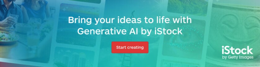 istock generative ai banner