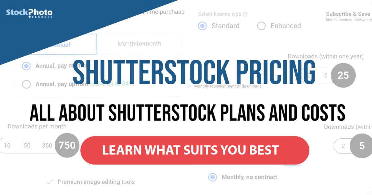 shutterstock pricing