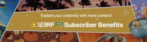 LIMITED TIME: 50% OFF 123RF PLUS MONTHLY PLAN