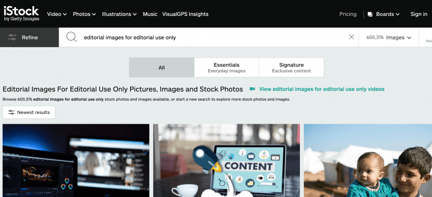 When can I use editorial images and when do I need to buy a royalty-free license www.istockphoto.com editorial images