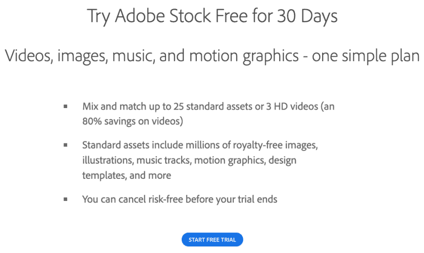 Adobe Stock free trial Get 10 Stock images free Adobe Stock Adobe Stock 1 > Shutterstock vs Adobe Stock: Which One is Best in [wpsm_custom_meta type=date field=year]