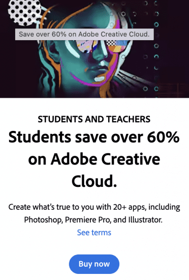 creative cloud for students offer > Adobe Discount Code: Grab the Best Deals to Save on Adobe Creative Cloud