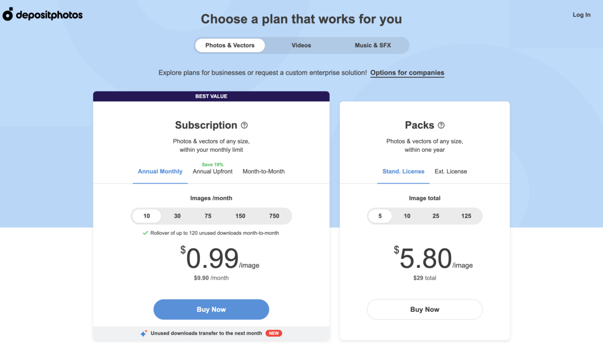 depositphotos coupon code, depositphotos pricing for images