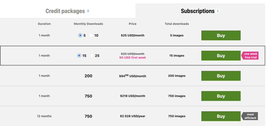 Understanding Dreamstime: Offers, Content and Features dt pricing