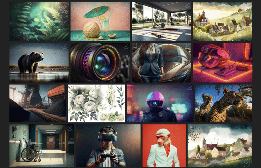 A Guide to Stock Platforms That Welcome AI-Created Visuals A screenshot of AI generated content