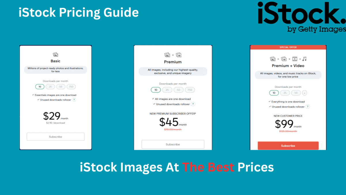 iStock Pricing Guide 1 > Guide to iStock Plans and Prices: Compare to Find the Best Offer 