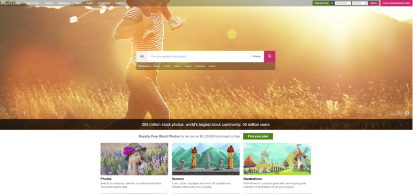 Affordable Alternatives to Shutterstock for Your Creative Needs Dreamstime home