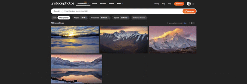 StockPhotos AI Generator Example > How Easy Is It to Automize the Design Process with AI Agents